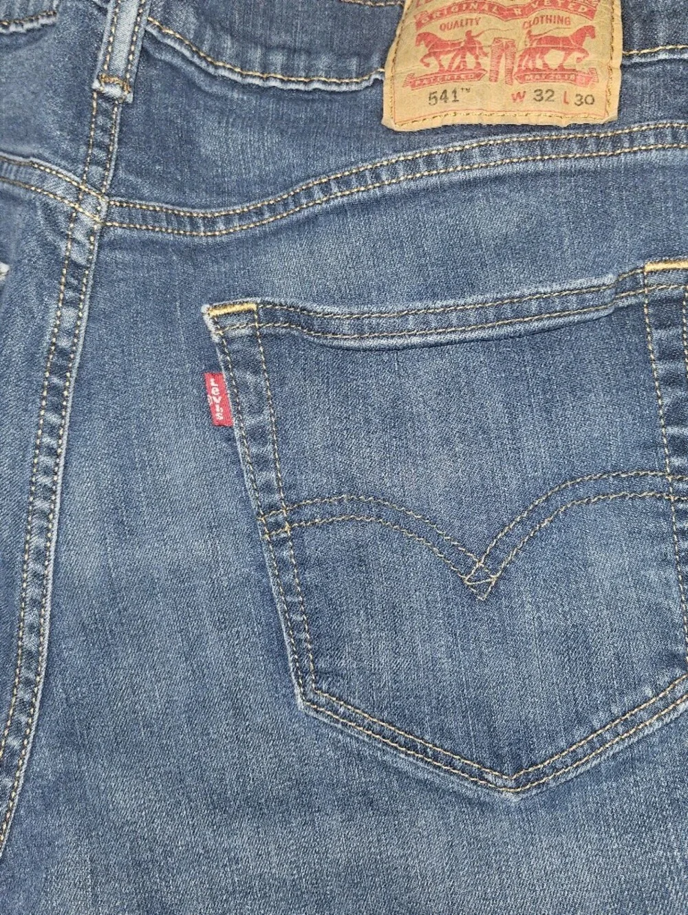 Levi's Blue Straight-Leg Jeans